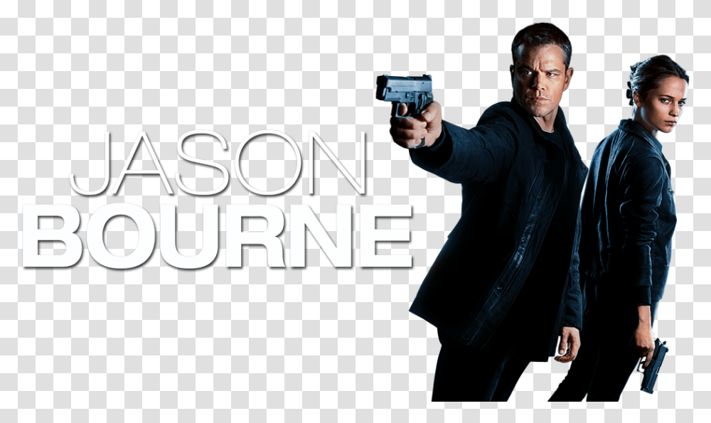 Jason Bourne Logo, Person, Human, Handgun, Weapon Transparent Png