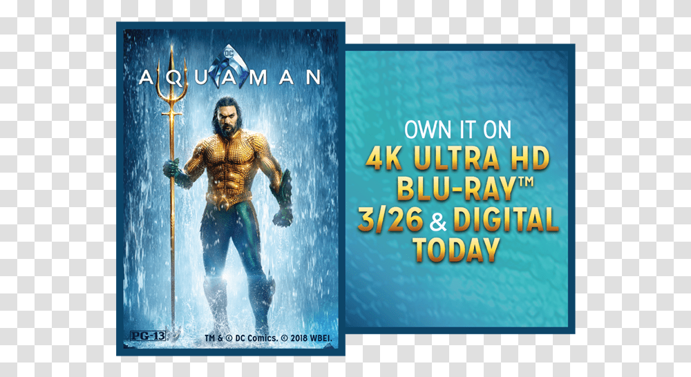 Jason Momoa Aquaman Poster, Person, Water, Word, Book Transparent Png