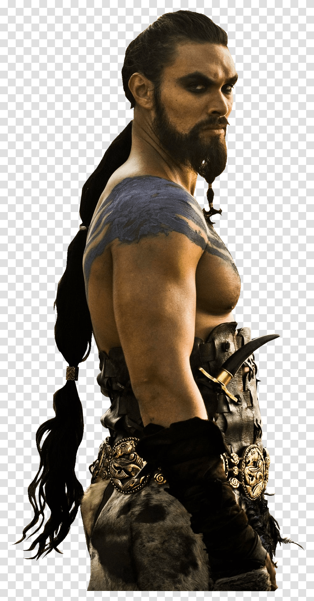 Jason Momoa Khal Drogo Weapon Download Jason Momoa Game Of Thrones Hair, Skin, Person, Human, Back Transparent Png