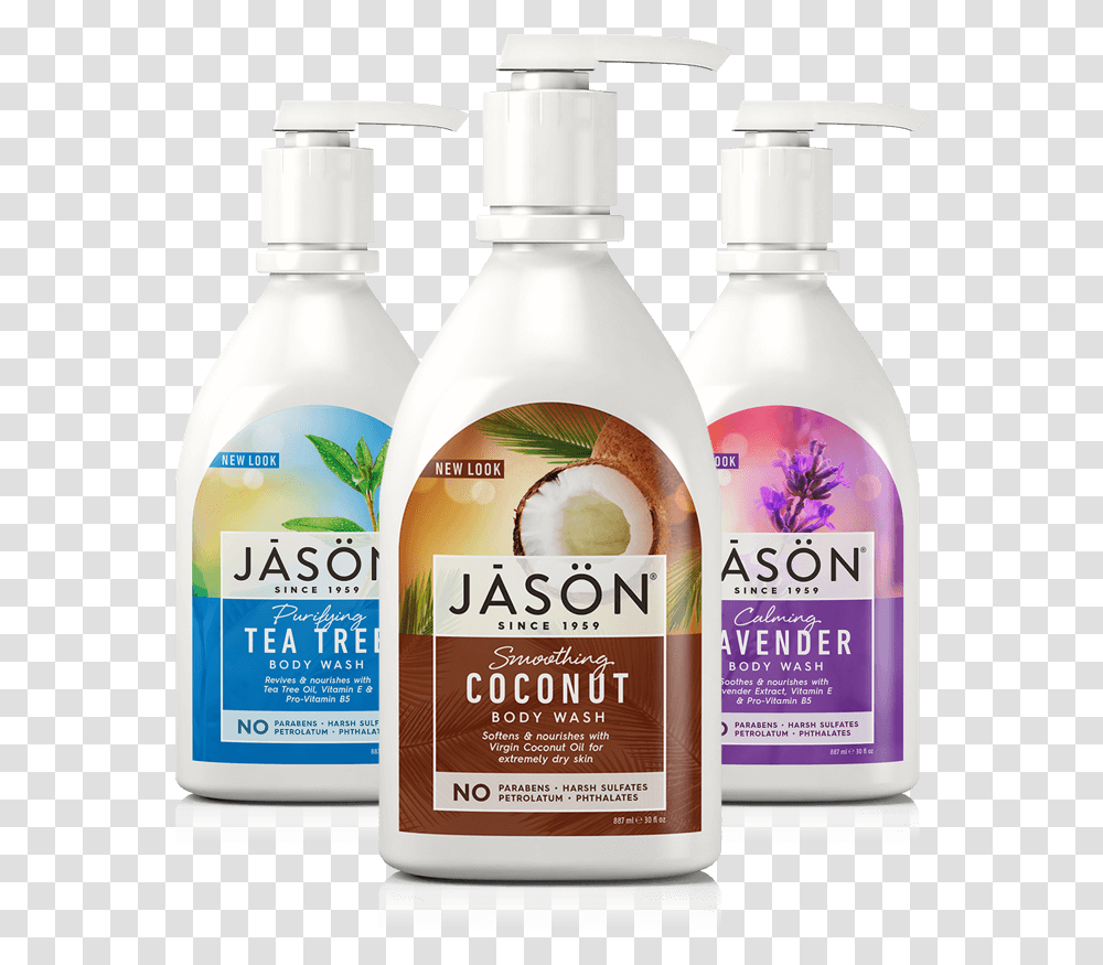Jason Products, Bottle, Label, Cosmetics Transparent Png