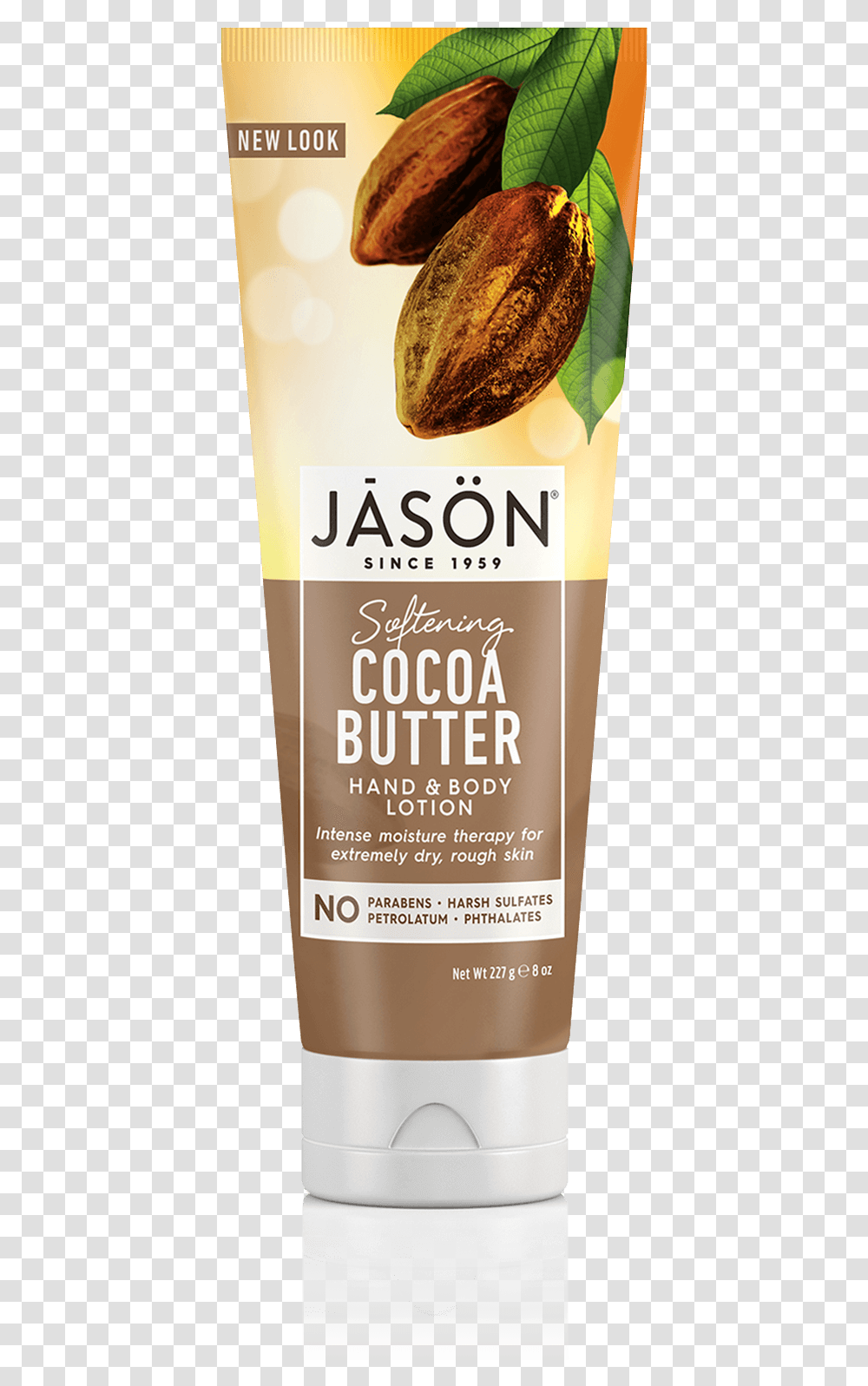Jason Softening Cocoa Butter Hand And Body Lotion, Bottle, Sunscreen, Cosmetics, Bread Transparent Png