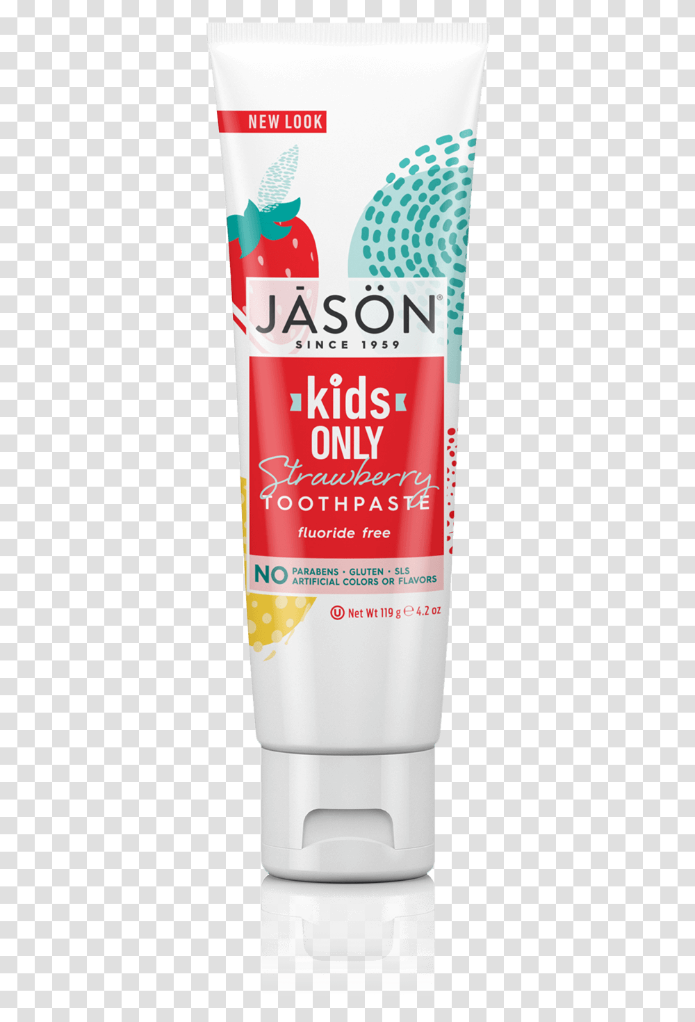 Jason Toothpaste Kids, Bottle, Cosmetics, Lotion, Sunscreen Transparent Png