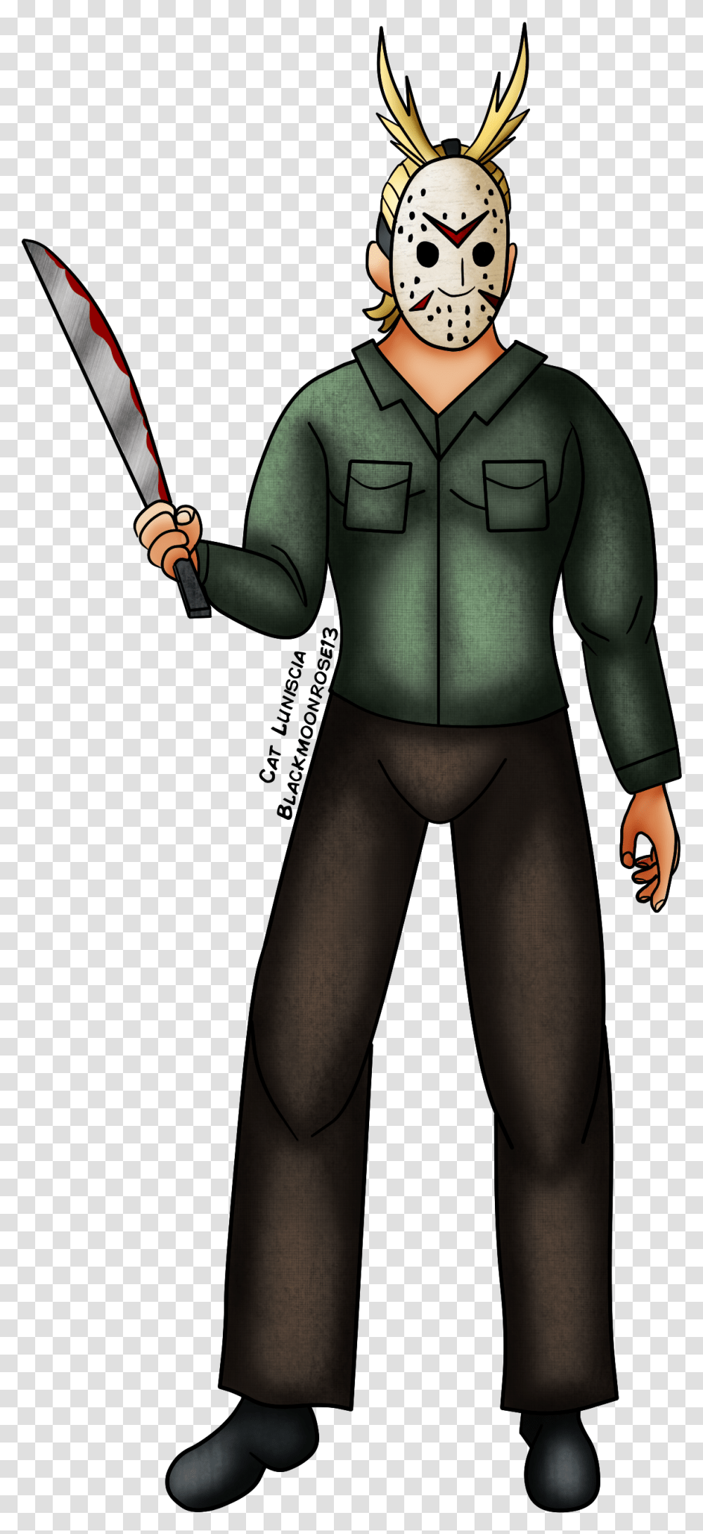Jason Voorhees All Might Cartoon, People, Person, Team, Team Sport Transparent Png