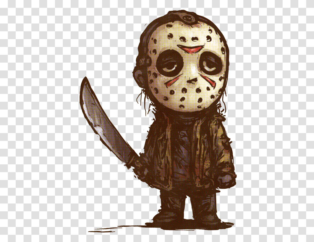 Jason Voorhees Chibi, Mask, Scarecrow Transparent Png