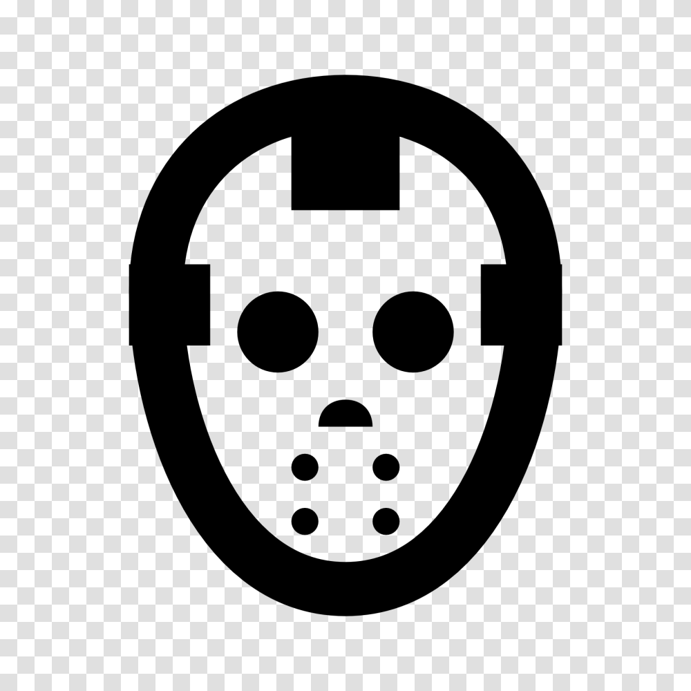 Jason Voorhees Icon, Stencil, Logo, Trademark Transparent Png