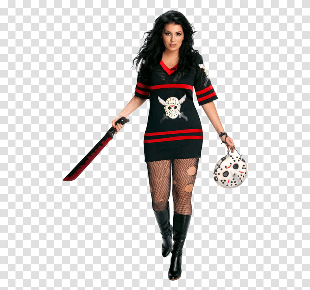 Jason Voorhees, Person, Costume, Female Transparent Png