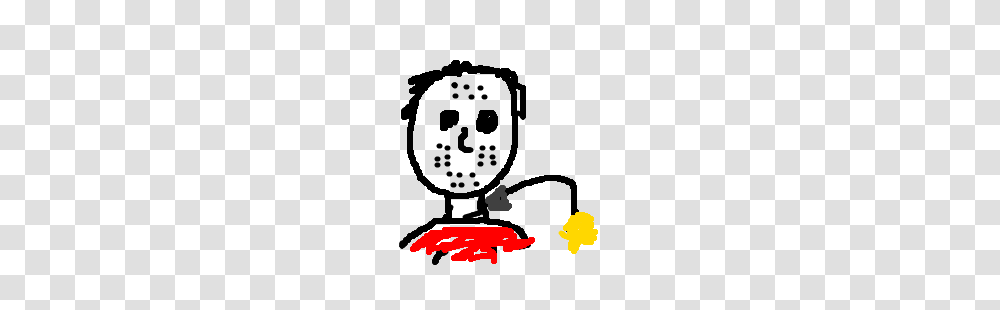 Jason Voorhees Takes A Sad Arrow To The Neck Drawing, Pac Man, Fire Transparent Png