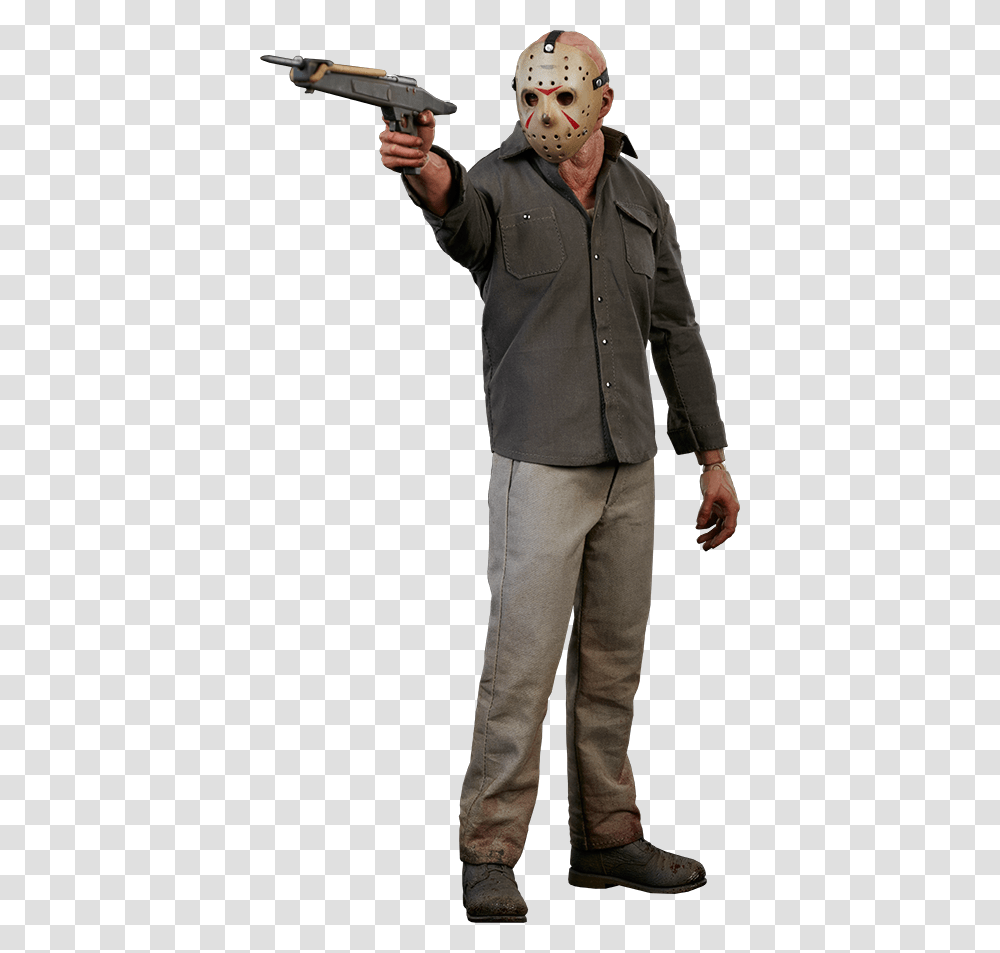 Jason Voorhees With Gun, Home Decor, Sleeve, Person Transparent Png