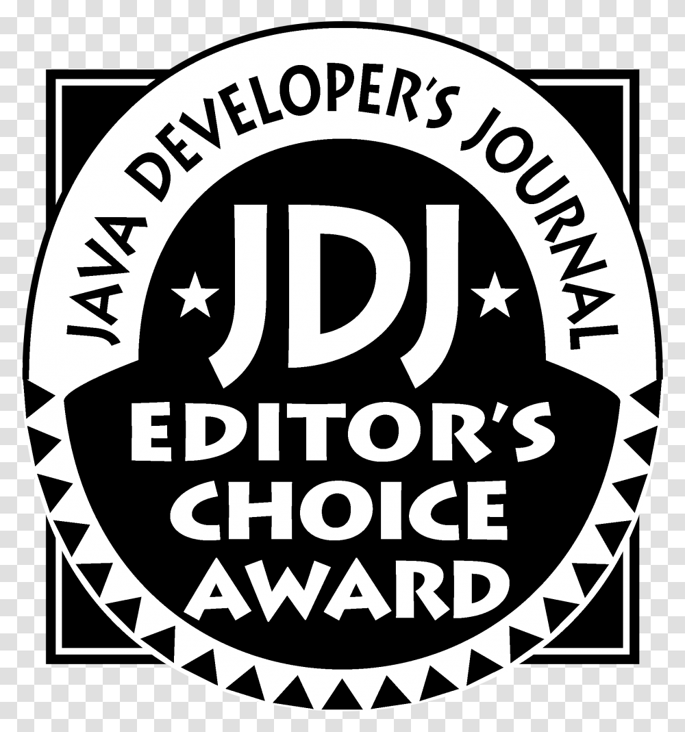 Java Developer S Journal Logo Black And White Choice, Label, Sticker Transparent Png