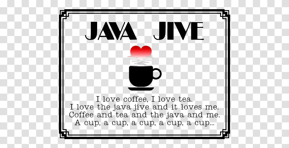 Java Jive Coffee Cup, Logo, Trademark, Plant Transparent Png
