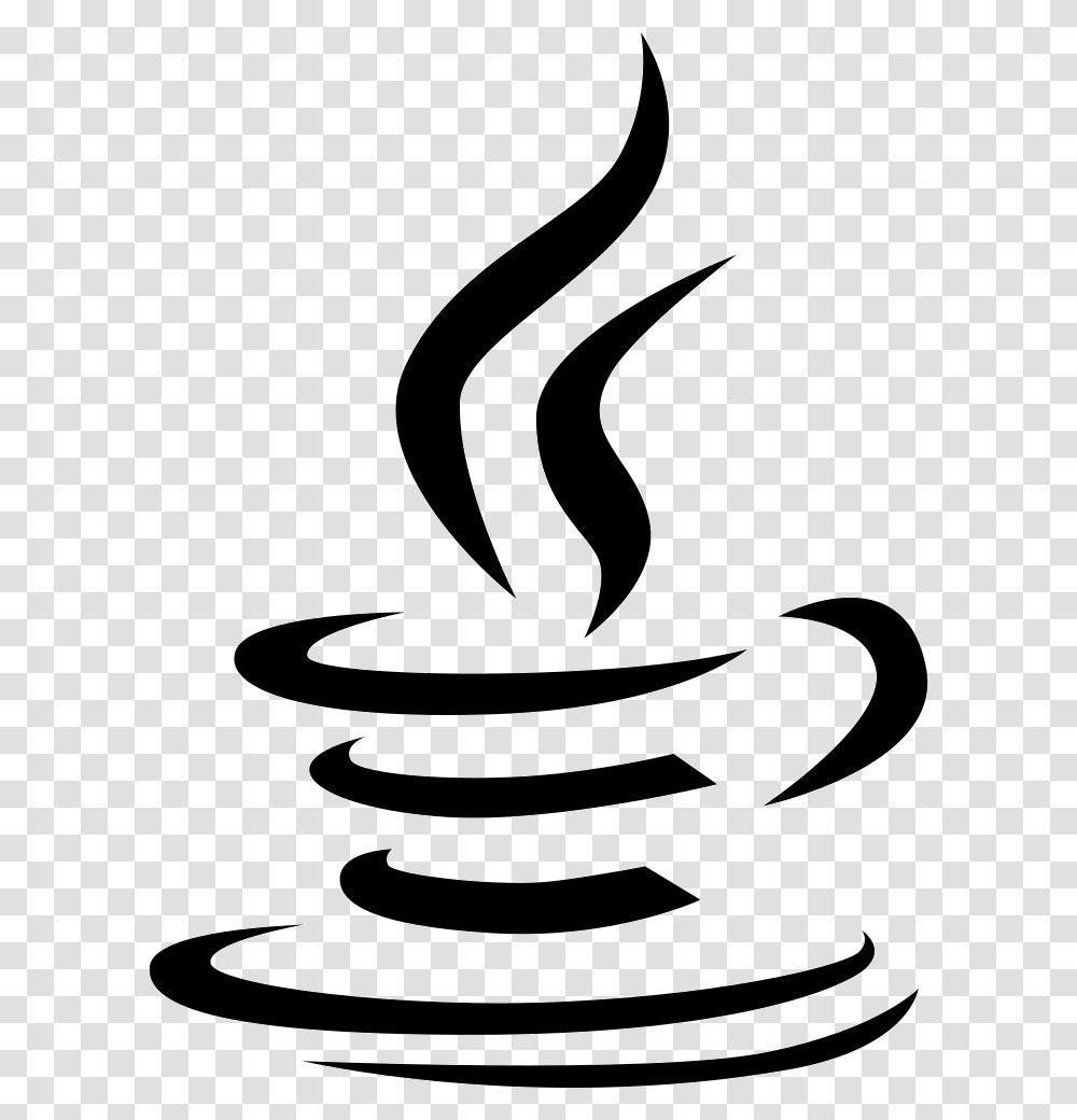Java Logo Java Vector Icon, Stencil, Silhouette, Fire, Flame Transparent Png