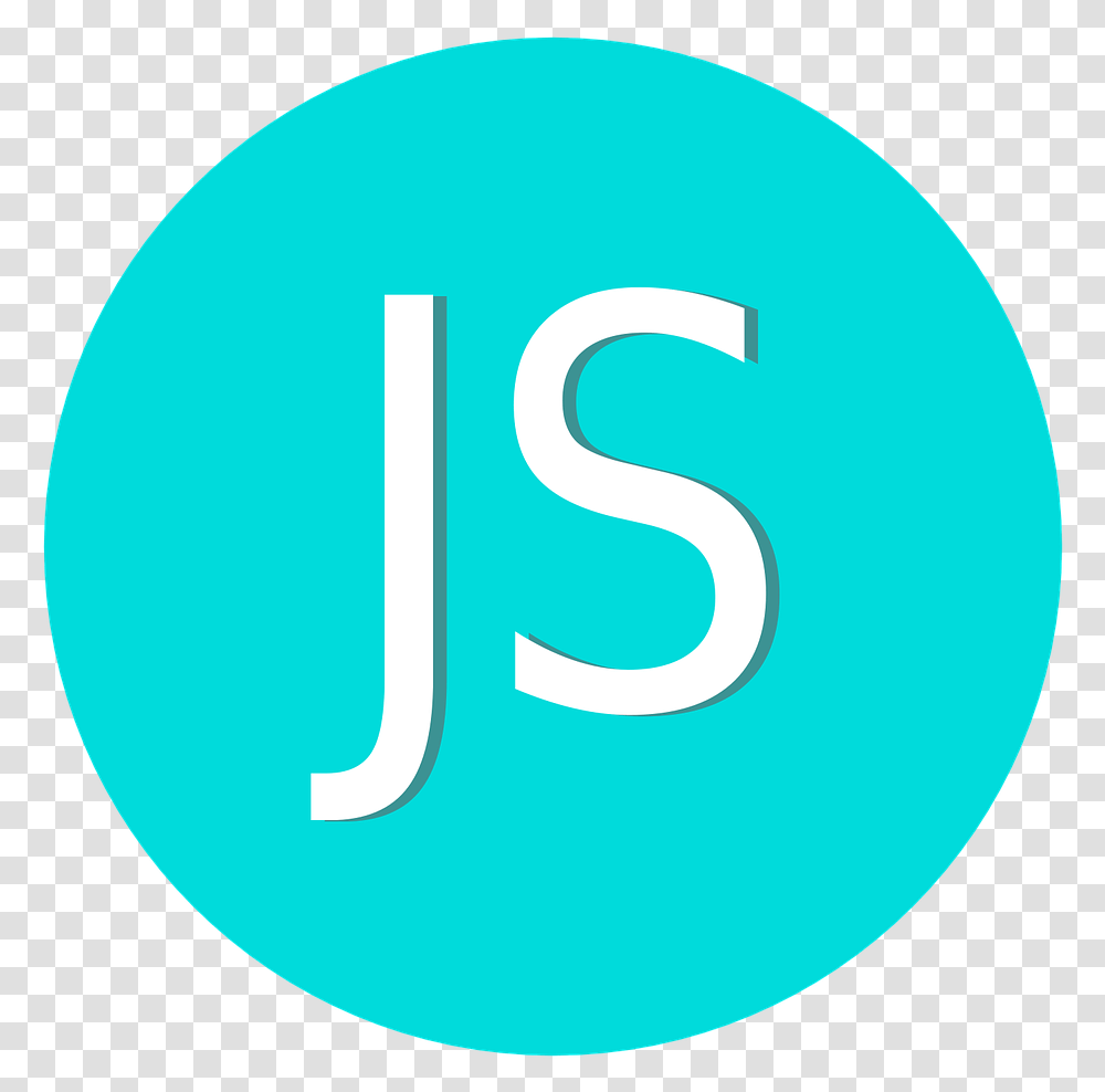 Javascript Icon Web Script Code Development Js Round Logo, Number, Word Transparent Png