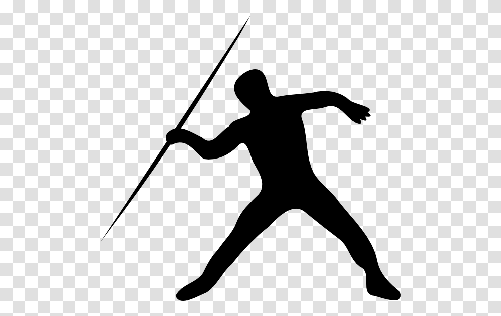 Javelin Throw Silhouette Clip Art, Person, Human, Duel, Ninja Transparent Png