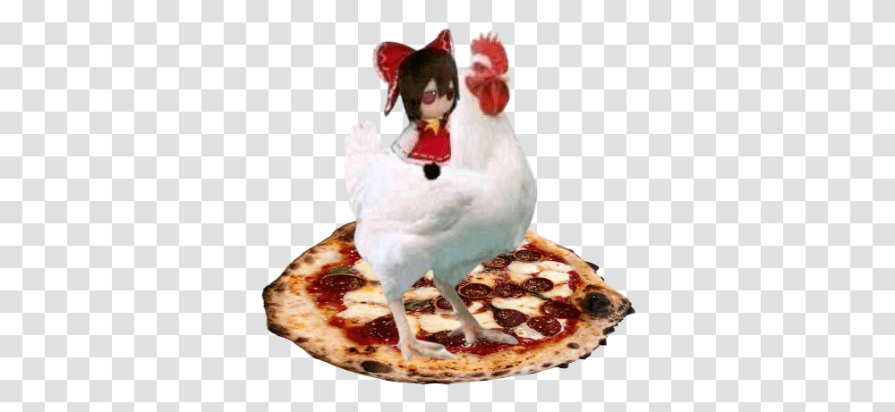 Javi Reimu On A Chicken, Bird, Animal, Snowman, Outdoors Transparent Png