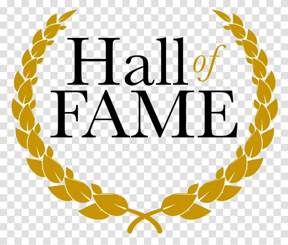 Javier Roca 8th Hole Hall Of Fame, Label, Gold, Logo Transparent Png