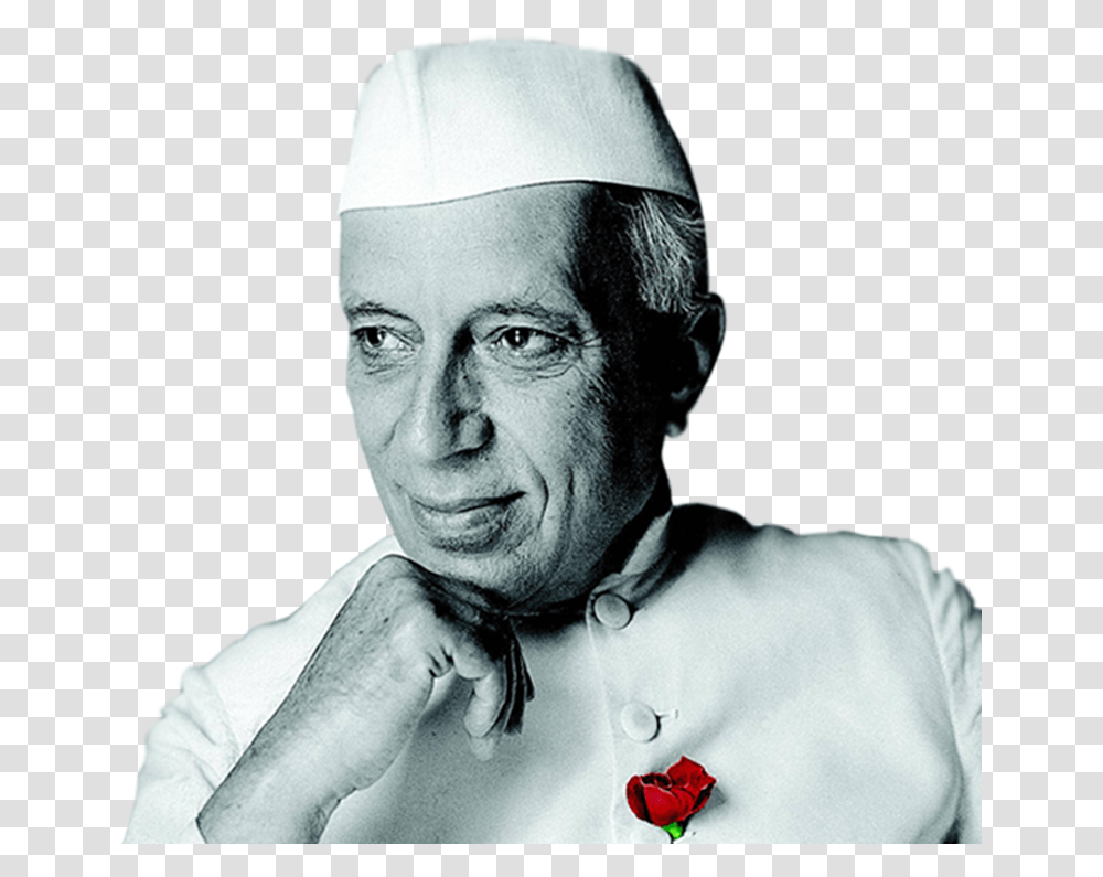 Jawaharlal Nehru, Person, Human, Chef, Face Transparent Png