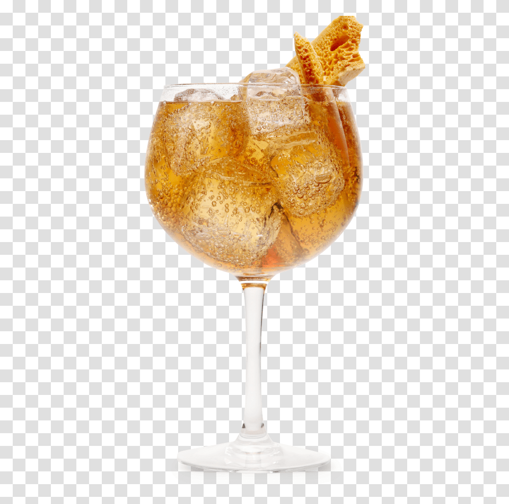 Jawbox Gin And Honeycomb, Glass, Goblet, Alcohol, Beverage Transparent Png