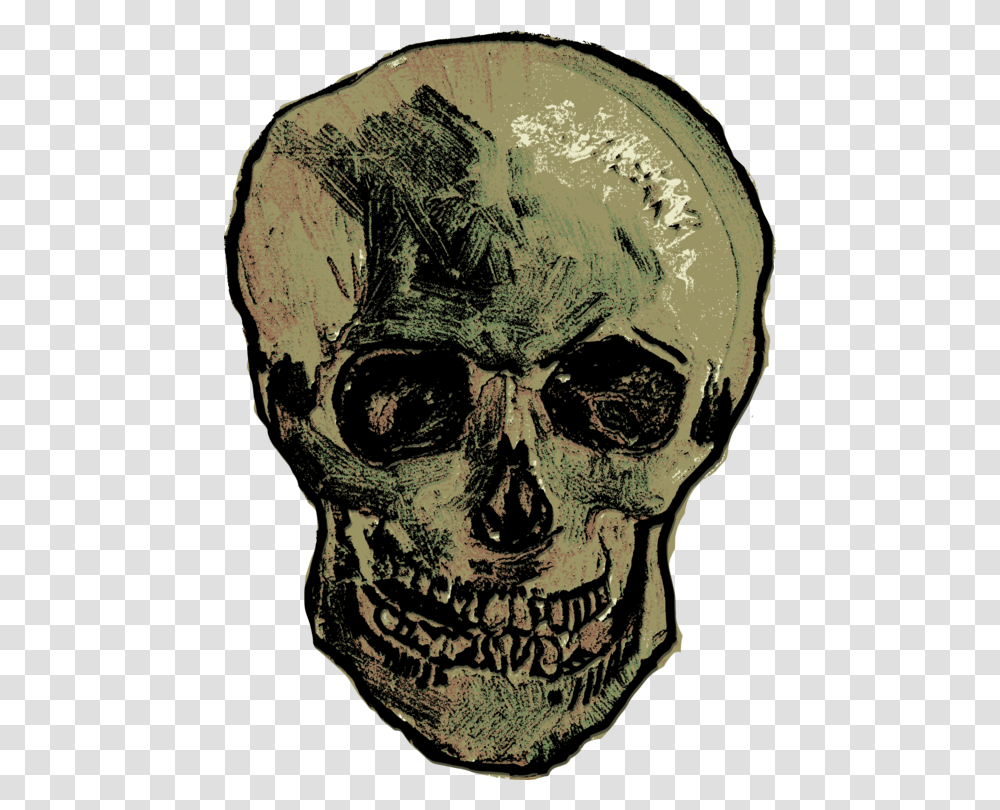 Jawheadskull Skull Van Gogh, Alien, Drawing, Skin Transparent Png