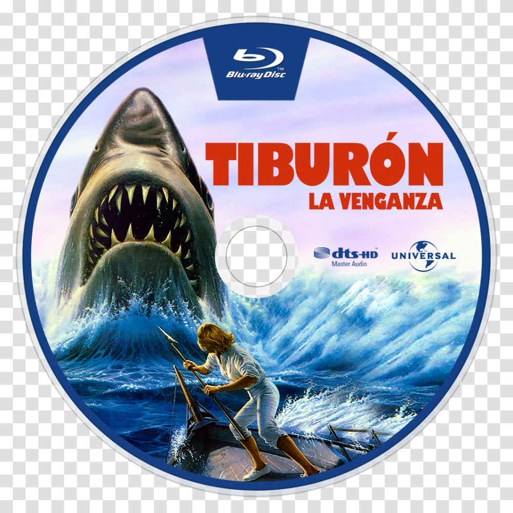 Jaws The Revenge Movie Poster, Person, Human, Disk, Dvd Transparent Png