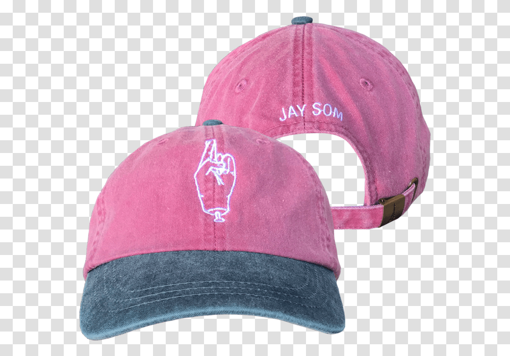 Jay Som Fingers Crossed Hat Baseball Cap, Clothing, Apparel, Person, Human Transparent Png