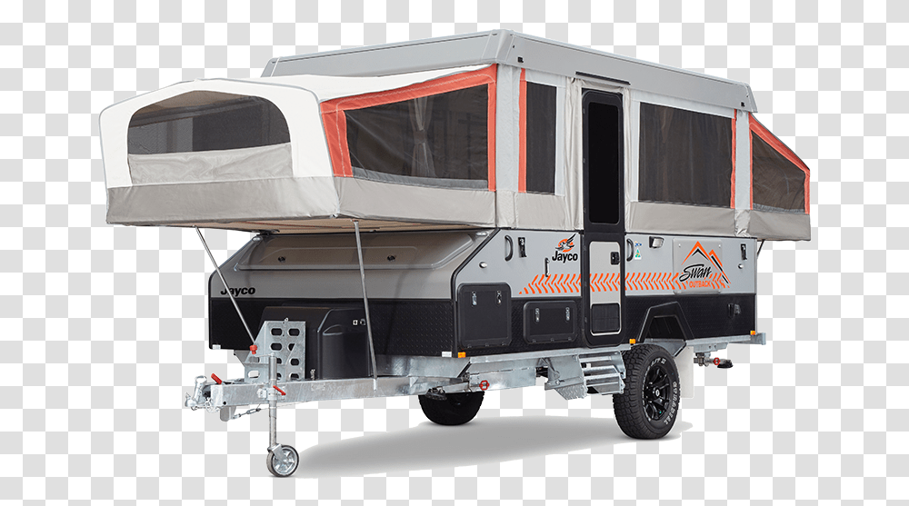 Jayco Camper Trailer Jayco Swan Outback 2019, Vehicle, Transportation, Locomotive, Train Transparent Png