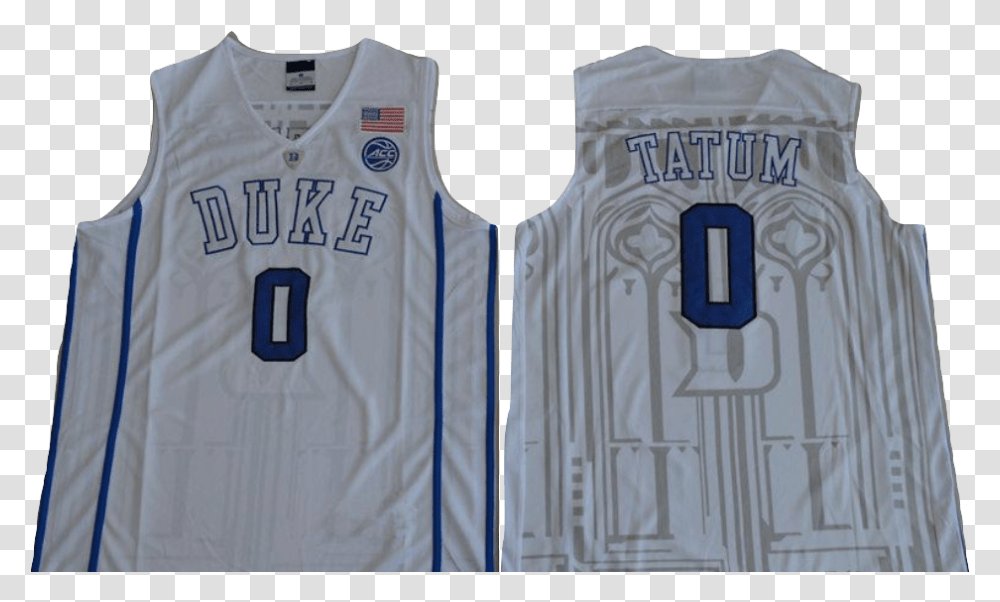 Jayson Tatum College Jersey Duke Devils Basketball Throwback Jerseys, Clothing, Apparel, Shirt Transparent Png