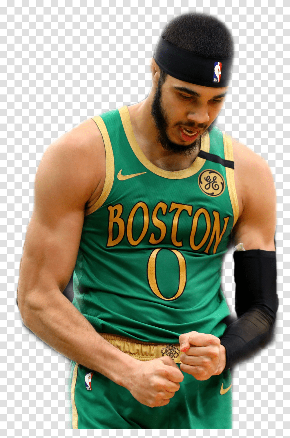 Jaysontatum Celtics Sticker By Jtisathing Active Tank, Clothing, Person, Undershirt, Finger Transparent Png