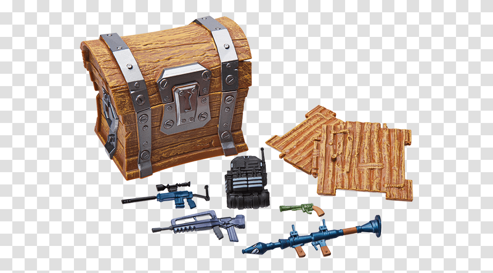 Jazwares Fortnite Loot Chest, Treasure, Weapon, Weaponry Transparent Png