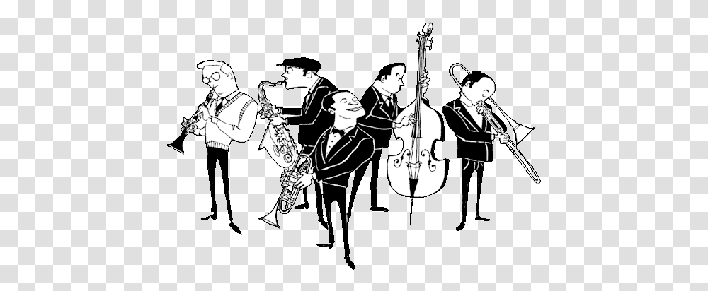 Jazz Band Playing Music Gif, Musician, Person, Musical Instrument, Human Transparent Png