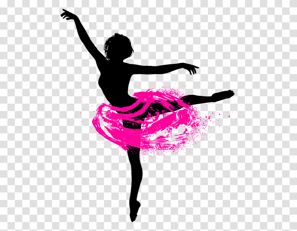 Jazz Dance Silhouette Of Female Dancer Transparent Png