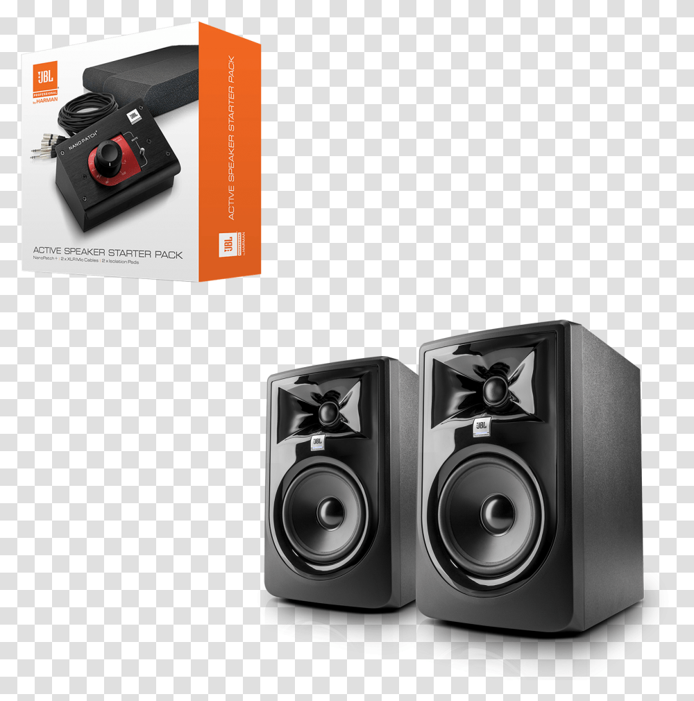 Jbl 305p Mkii Studio Monitors Jbl Active Speaker Starter, Electronics, Audio Speaker, Camera Transparent Png
