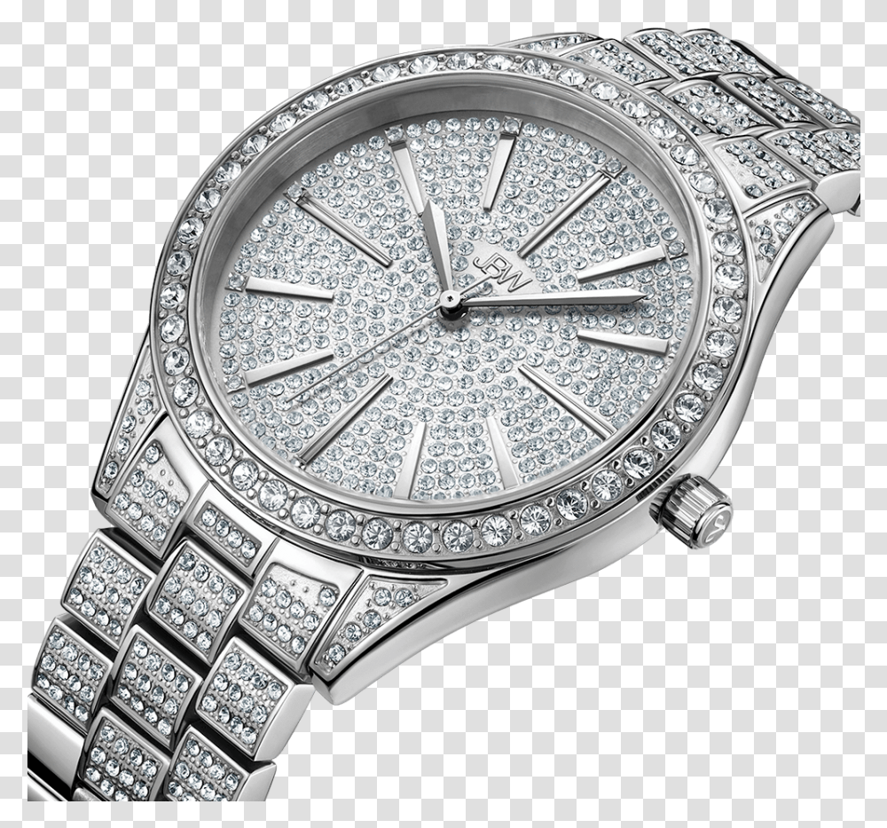 Jbw Cristal J6346c Silver Diamond Watch Angle Gold And Diamond Watch, Wristwatch, Clock Tower, Architecture, Building Transparent Png