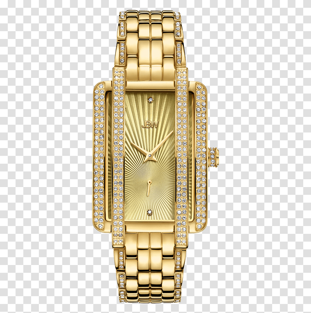 Jbw Mink J6358b Gold Diamond Watch Front Jbw Watches Mink, Purse, Handbag, Accessories, Accessory Transparent Png