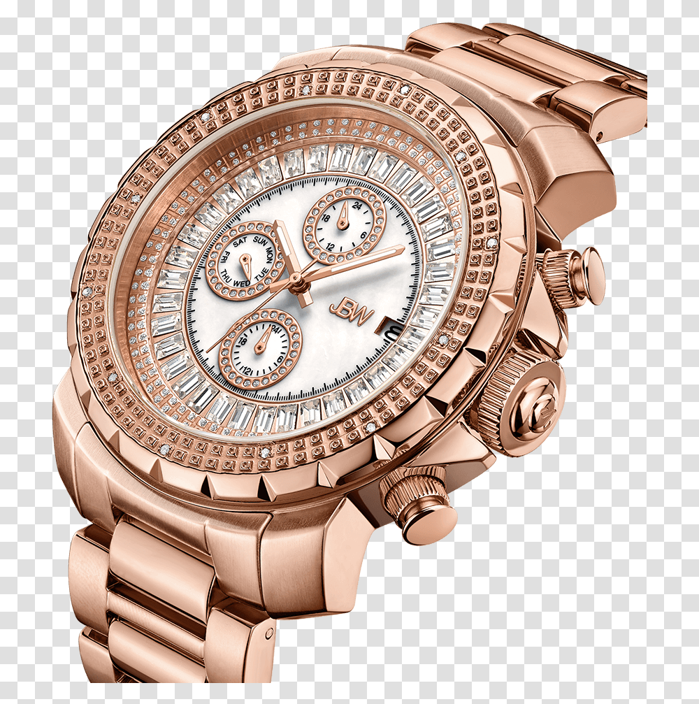 Jbw Titus J6347e Rose Gold Diamond Watch Angle 4493b64e Reloj De Hombre Jbw Transparent Png