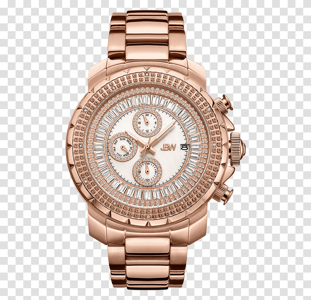 Jbw Titus J6347e Rose Gold Diamond Watch Front Ng H Jbw Nam, Wristwatch, Clock Tower, Architecture Transparent Png