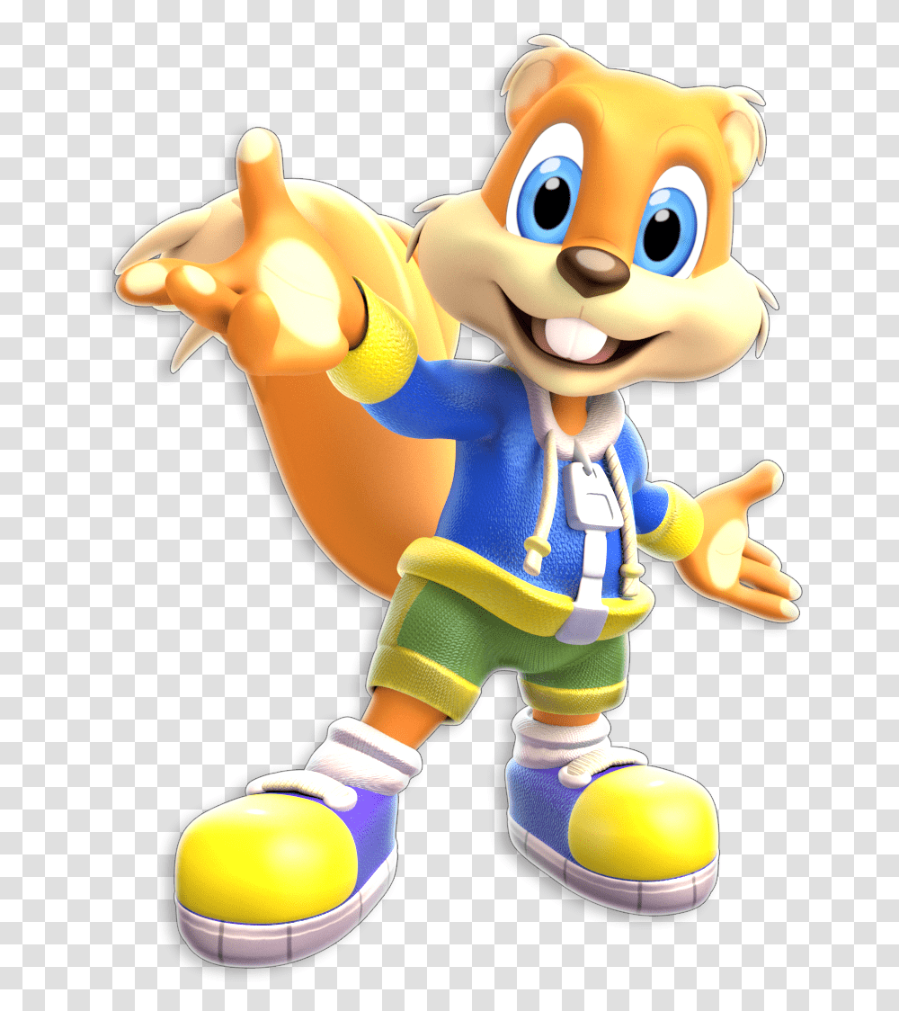 Jc Thornton Conker The Squirrel 2020, Toy, Super Mario Transparent Png