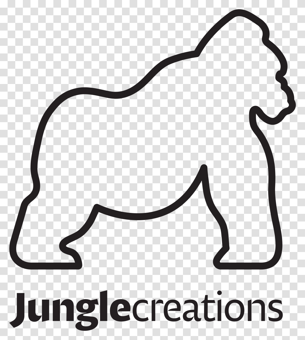 Jc Vertical Black Jungle Creations Logo, Animal, Mammal, Wildlife, Label Transparent Png
