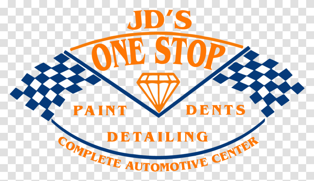 Jd S One Stop Race Car Flag, Logo, Trademark Transparent Png