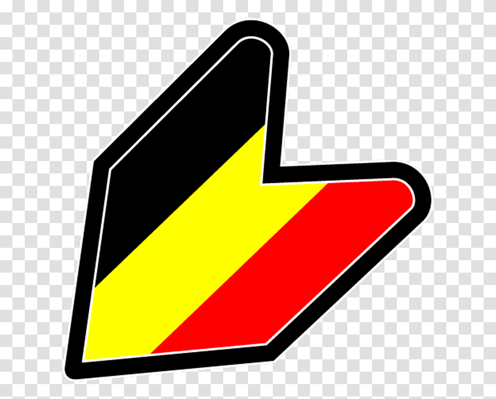 Jdm Belgium Flag Decal Clip Art, Symbol, Sign, Road Sign, Star Symbol Transparent Png