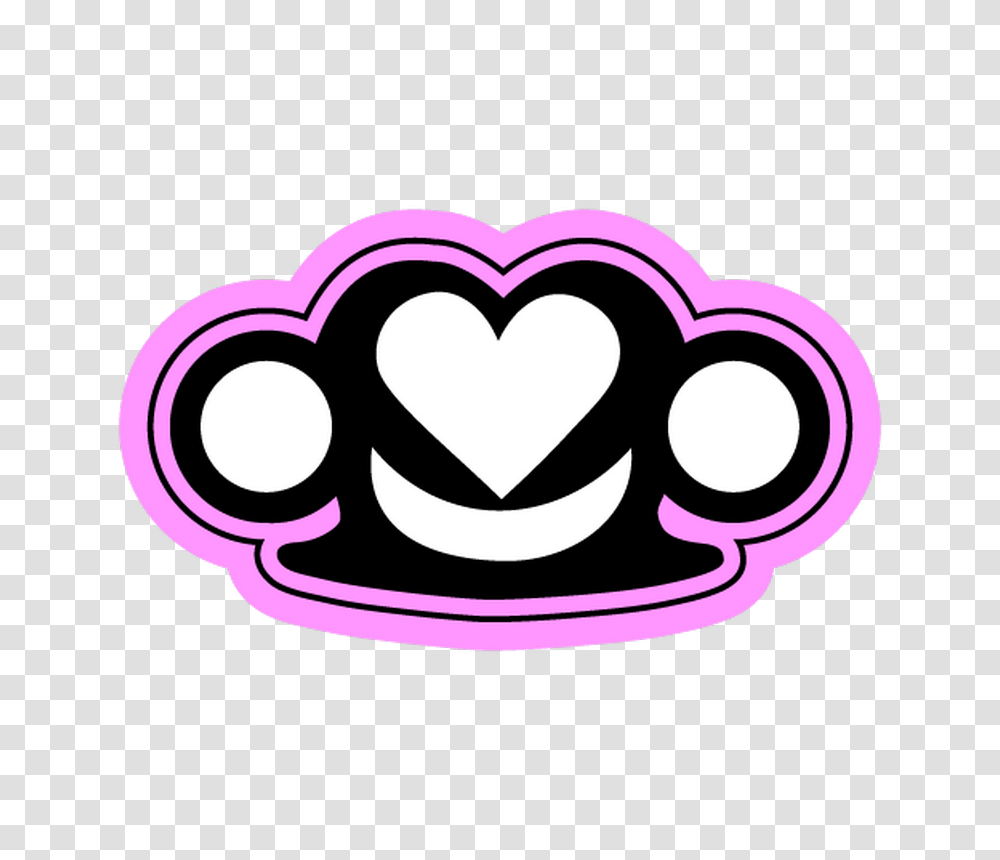 Jdm Brass Knuckles Heart Decal, Label, Cushion, Pillow Transparent Png