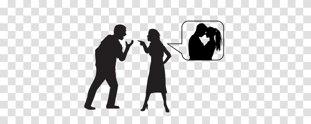 Jealousy Person, Silhouette, Duel, Hand Transparent Png