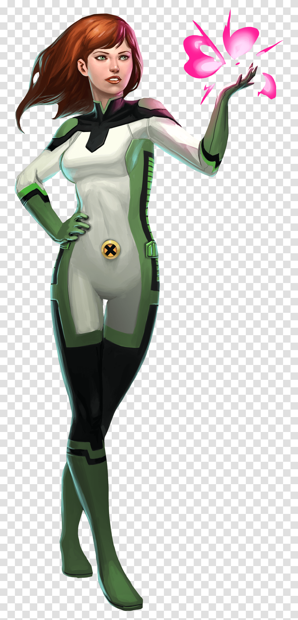 Jean Grey 5 Image Jean Grey New Design, Person, Clothing, People, Green Transparent Png