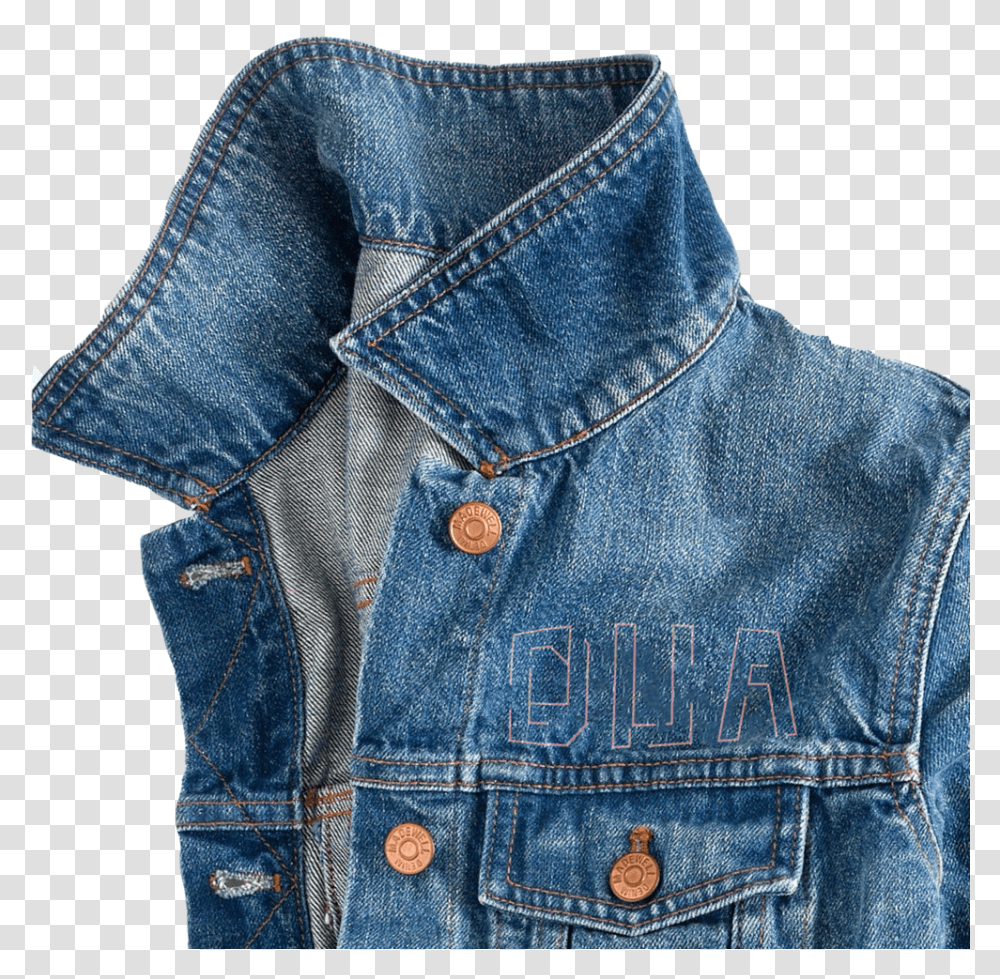 Jean Jacket Up Close Download Madewell Denim Jacket Embroidery, Apparel, Pants, Jeans Transparent Png