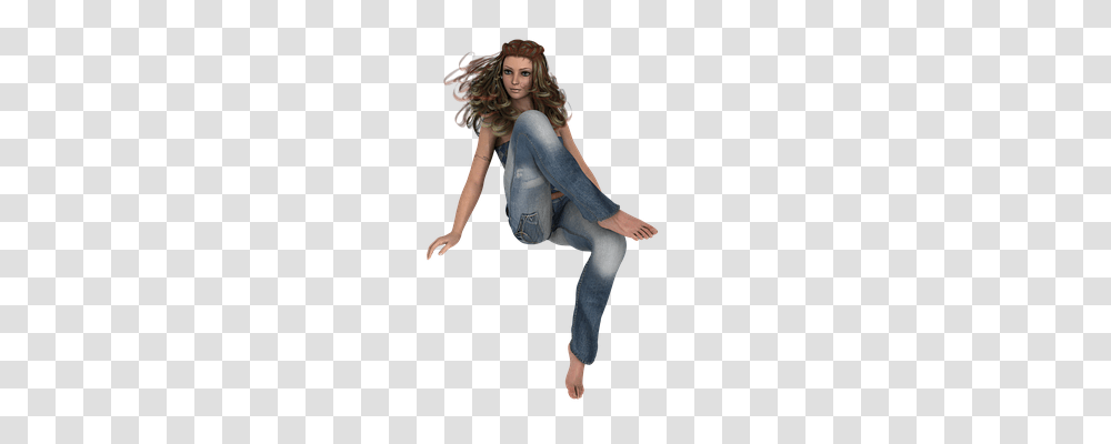 Jeans Person, Sleeve, Footwear Transparent Png