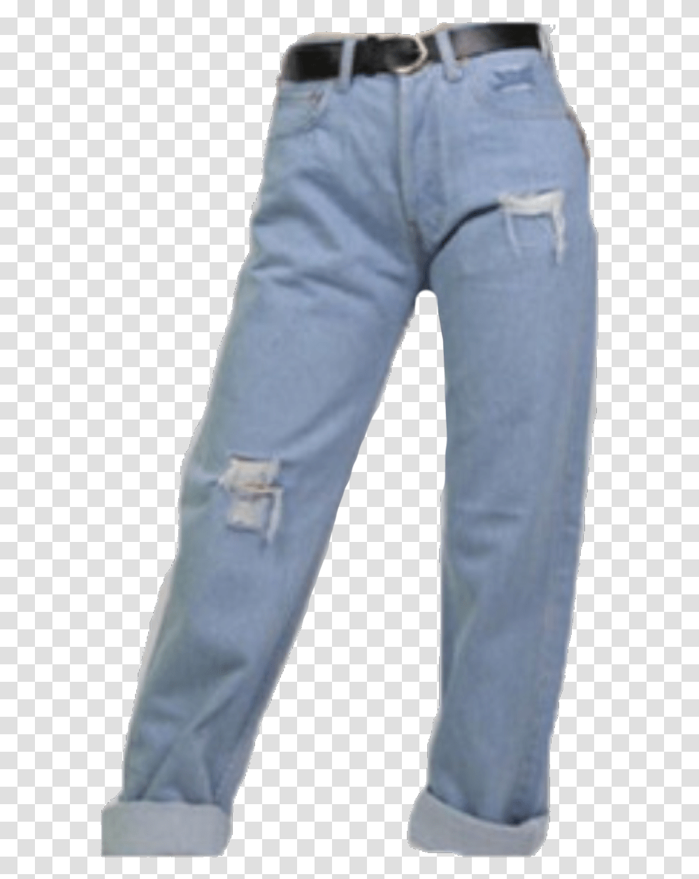 Jeans Belt Clothing Aesthetic Blue Scrunchies Ripped Mom Jeans, Pants, Apparel, Denim, Person Transparent Png