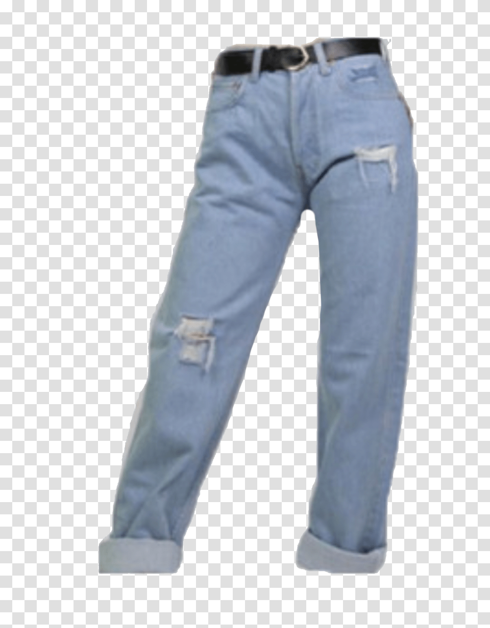 Jeans Belt Clothing Aesthetic Blue Scrunchies Tumbl Retro Aesthetic Clothes, Pants, Apparel, Denim, Person Transparent Png