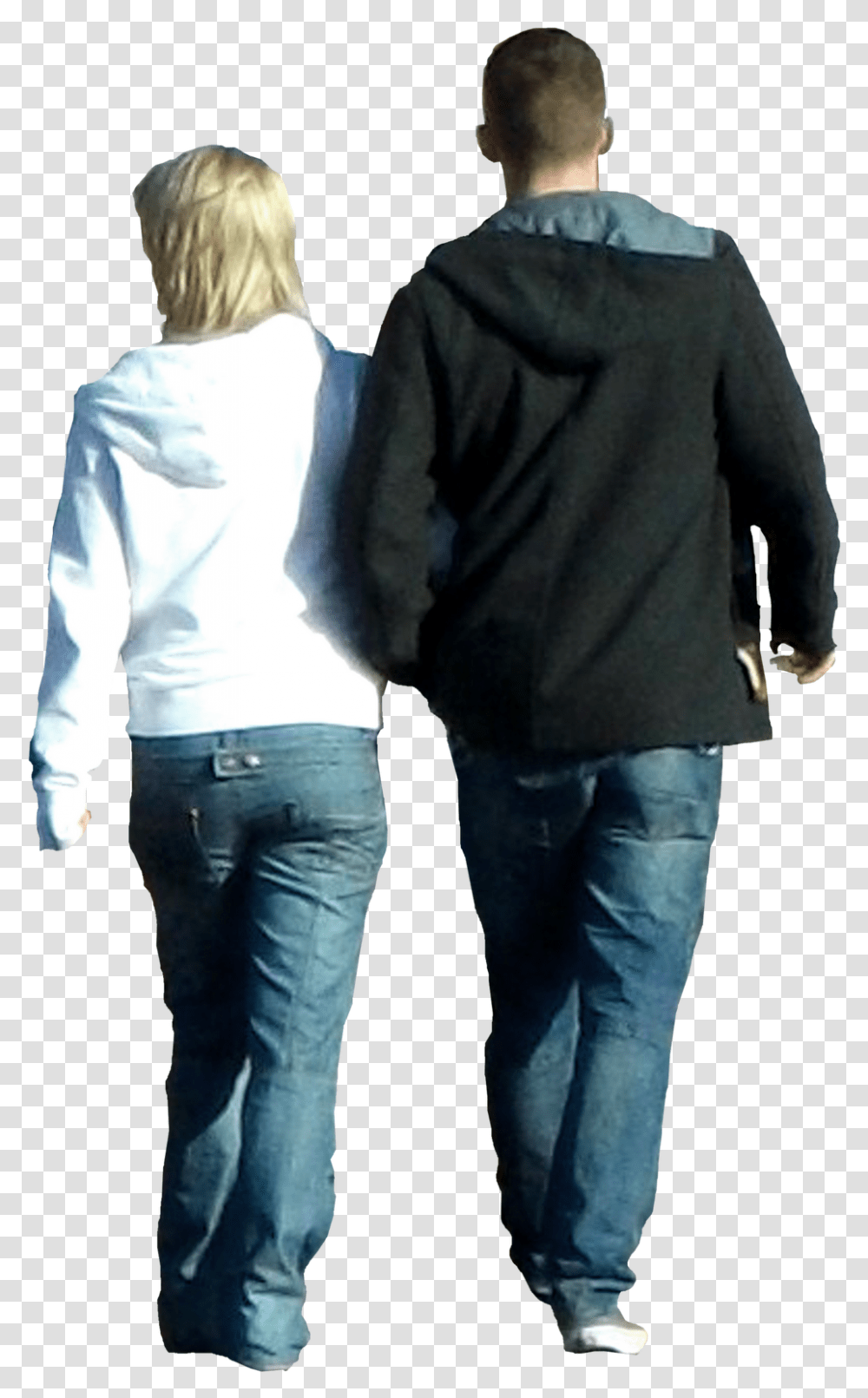 Jeans Group People Walking Away, Pants, Person, Sleeve Transparent Png