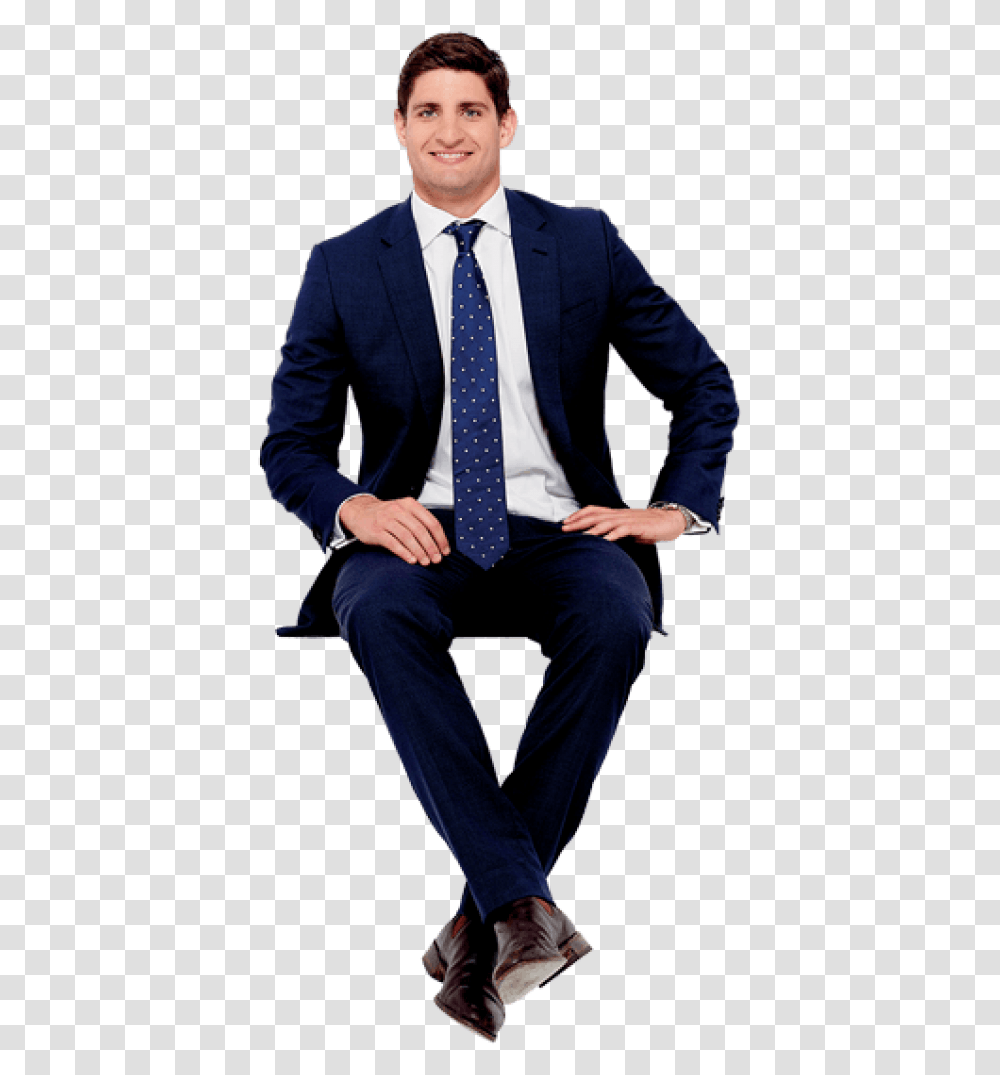 Jeans Man Sitting, Tie, Accessories, Person Transparent Png