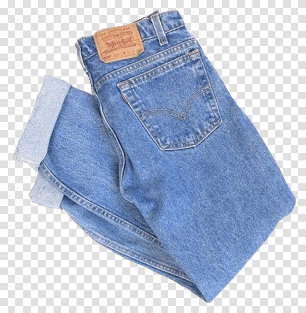 Jeans Momjeans Baggyjeans Pants Blue Denim Clothes 80's Aesthetic Clothes, Apparel, Person Transparent Png