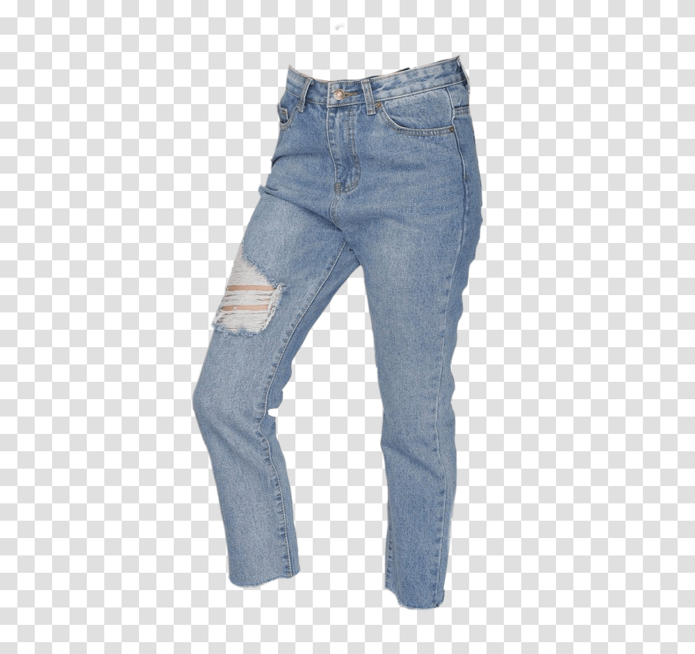 Jeans Momjeans Rippedjeans Ripped Clothing Clothes Ripped Mom Jeans, Pants, Apparel, Denim, Person Transparent Png